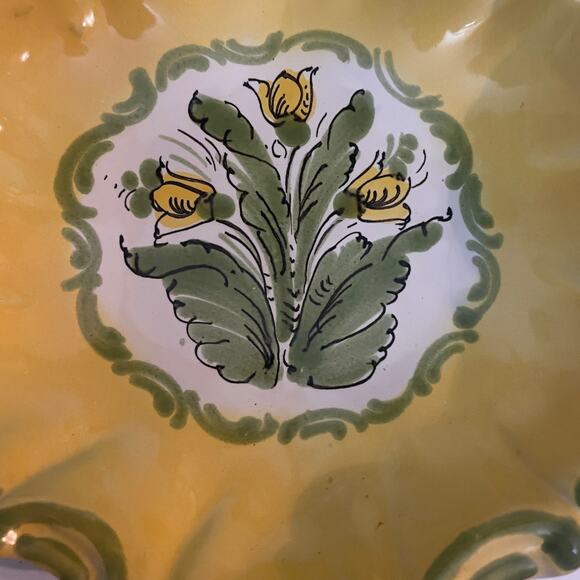 Vintage Meiselman Imports Numbered Collector’s Plate Yellow Floral - Picture 2 of 4